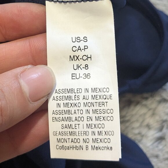 NEW Ralph Lauren Bikini Top Blue Ruffle Off Shoulder Small - Picture 5 of 5